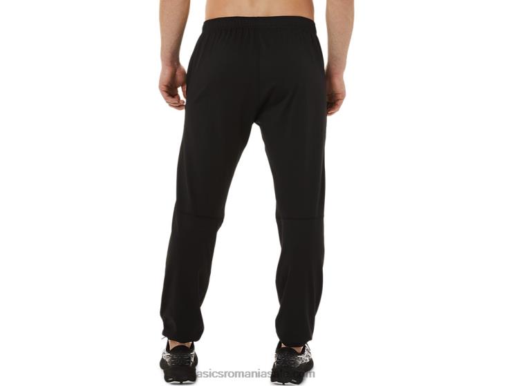 Asics negru de performanță pantaloni bărbați din tricot periat ZF464750