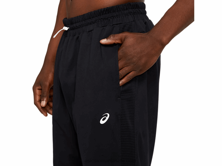 Asics negru de performanță pantaloni conici din lână Thermopolis pentru bărbați ZF4642061