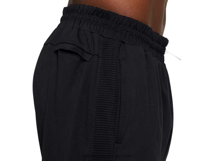 Asics negru de performanță pantaloni conici din lână Thermopolis pentru bărbați ZF4642061