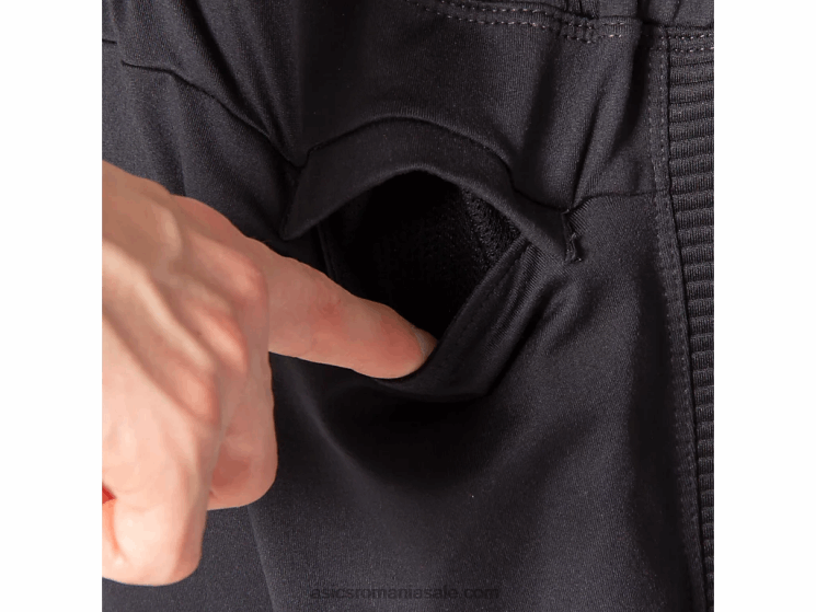 Asics negru de performanță pantaloni conici din lână Thermopolis pentru bărbați ZF4642061