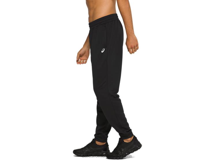 Asics negru de performanță pantaloni de jogging pentru bărbați, French Terry ZF4641993