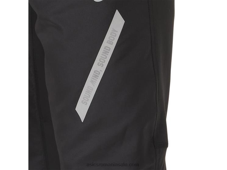 Asics negru de performanță pantaloni de spectacol pentru bărbați ZF464858