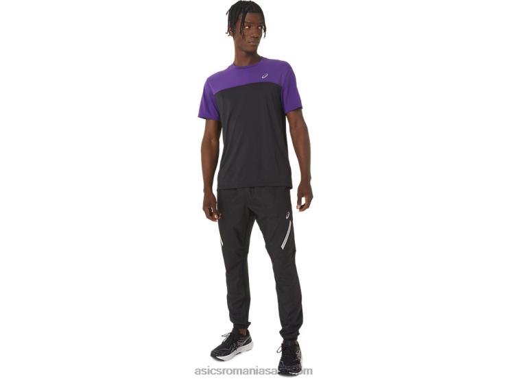 Asics negru de performanță pantaloni de spectacol pentru bărbați ZF464858