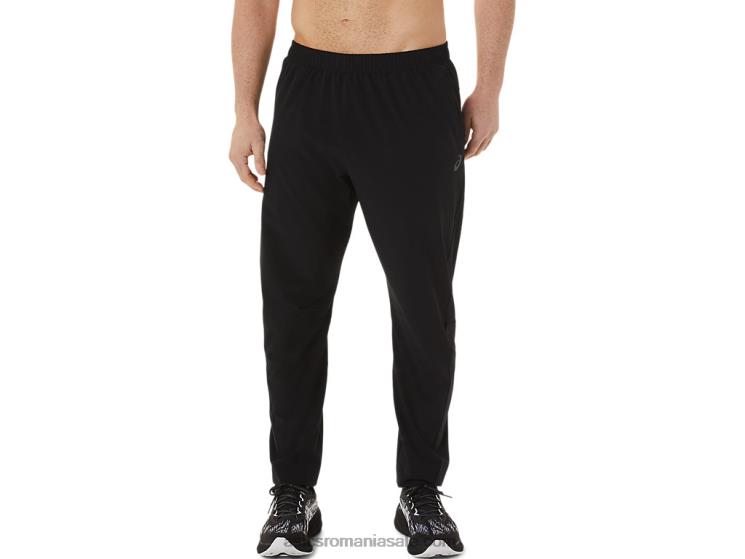 Asics negru de performanță pantaloni țesuți pentru bărbați ZF464984