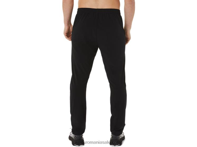 Asics negru de performanță pantaloni țesuți pentru bărbați ZF464984