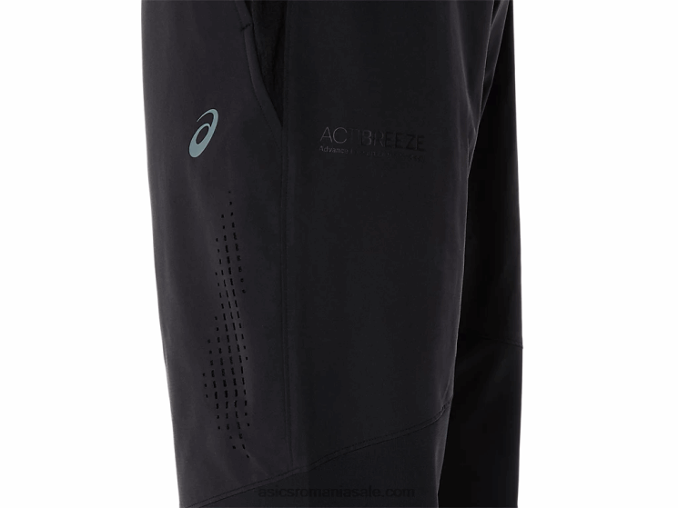 Asics negru de performanță pantaloni hibrid actibreeze pentru bărbați ZF464234