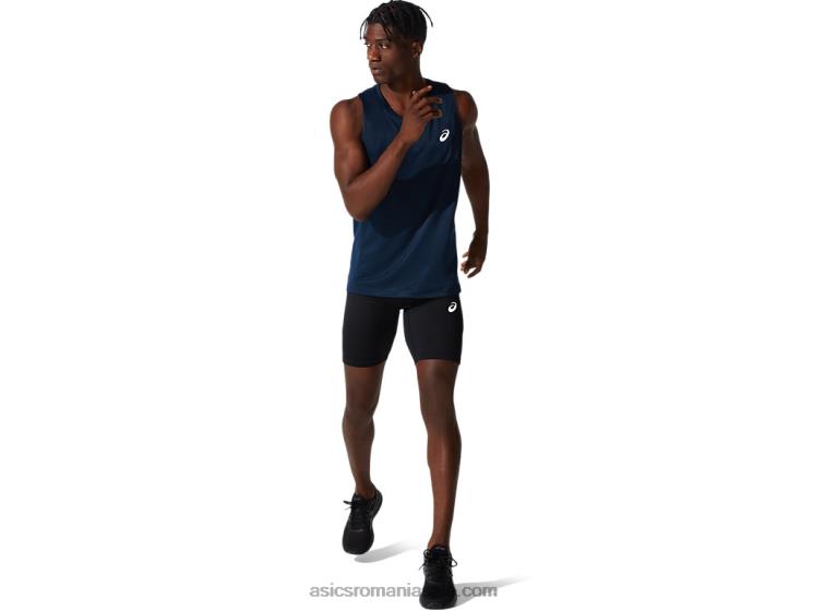 Asics negru de performanță sprinter argintiu masculin ZF464887