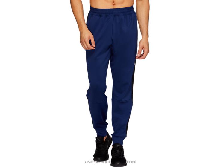 Asics întindere albastră heather/negru jogger pentru bărbați Thermopolis ZF4642115
