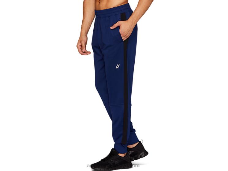 Asics întindere albastră heather/negru jogger pentru bărbați Thermopolis ZF4642115