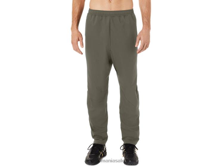 Asics verde de manta pantaloni țesuți pentru bărbați ZF4641438