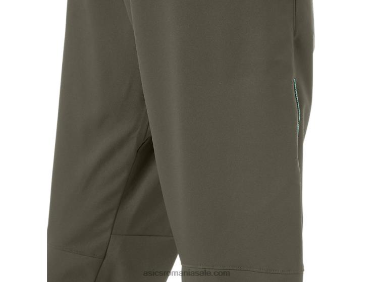 Asics verde de manta pantaloni țesuți pentru bărbați ZF4641438