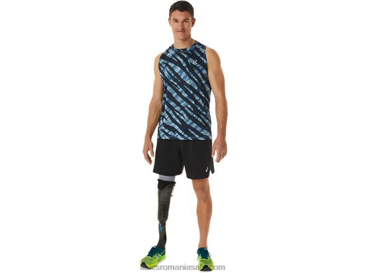 Asics azur/negru de performanță mailet de camo sălbatic pentru bărbați ZF4641113