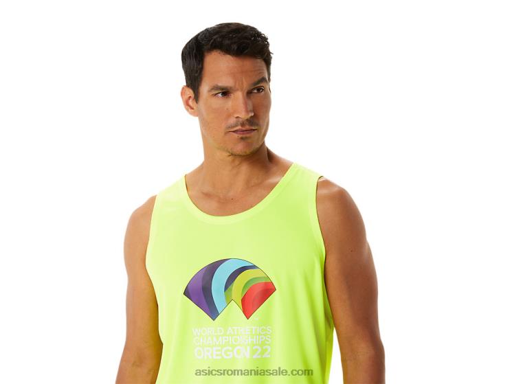 Asics galben de siguranță maiot de bărbați ready-set ii care ZF4641290