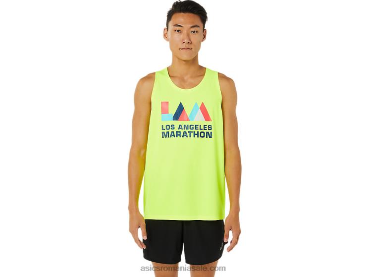 Asics galben de siguranță maiot lam ready-set ii pentru bărbați ZF4641619