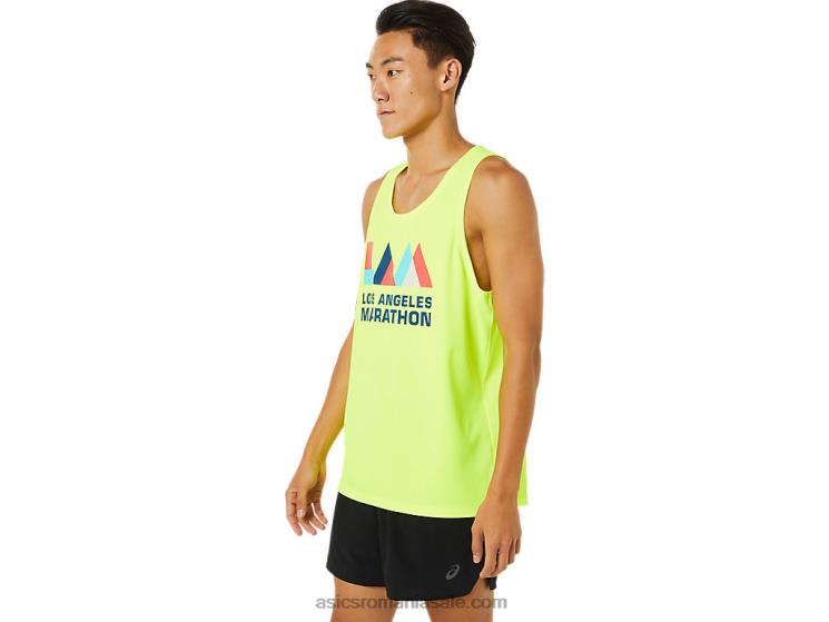 Asics galben de siguranță maiot lam ready-set ii pentru bărbați ZF4641619