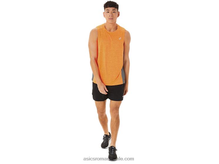 Asics orange pop/sheet rock trenul bărbaților sana tank muscular ZF46418
