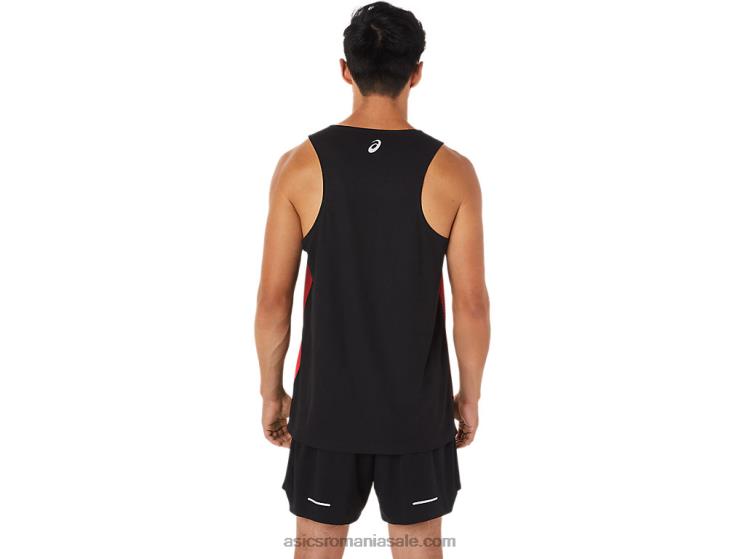 Asics roșu electric maiotă bărbătească ZF4641648