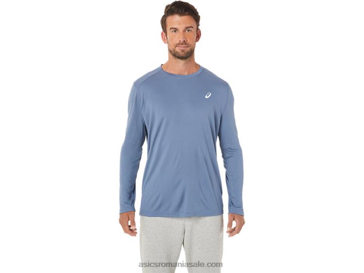 Asics albastru de furtună top cu mânecă lungă ZF4641755