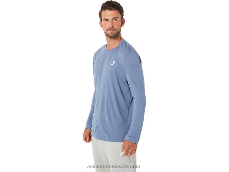 Asics albastru de furtună top cu mânecă lungă ZF4641755