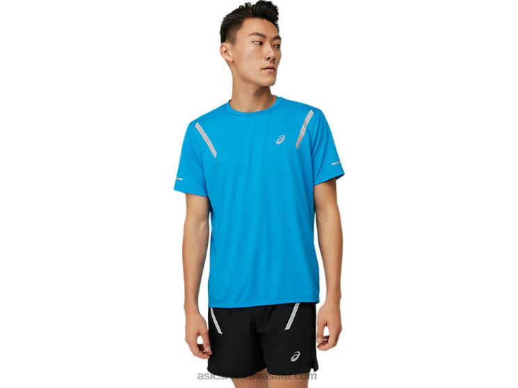 Asics albastru electric top cu mânecă scurtă pentru bărbați ZF4641674