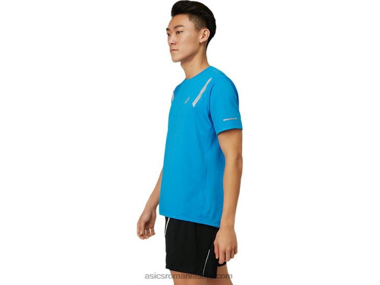 Asics albastru electric top cu mânecă scurtă pentru bărbați ZF4641674