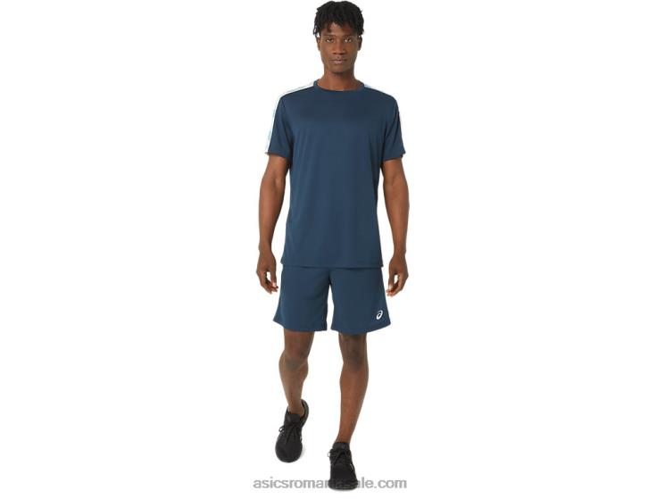Asics albastru francez/nuanta polara top cu mânecă scurtă ZF46466