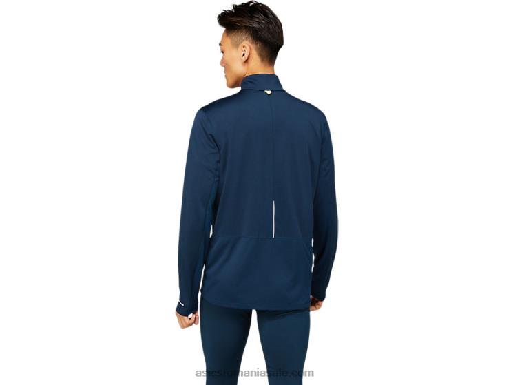 Asics albastru francez top cu fermoar 1/2 pentru bărbați ZF4641649