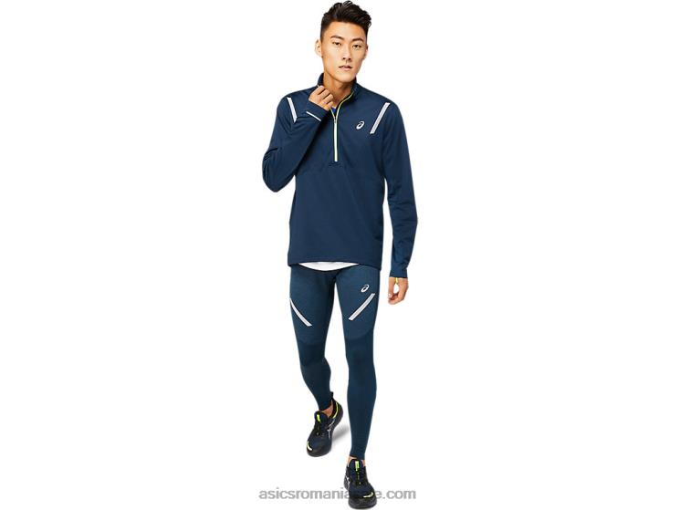 Asics albastru francez top cu fermoar 1/2 pentru bărbați ZF4641649
