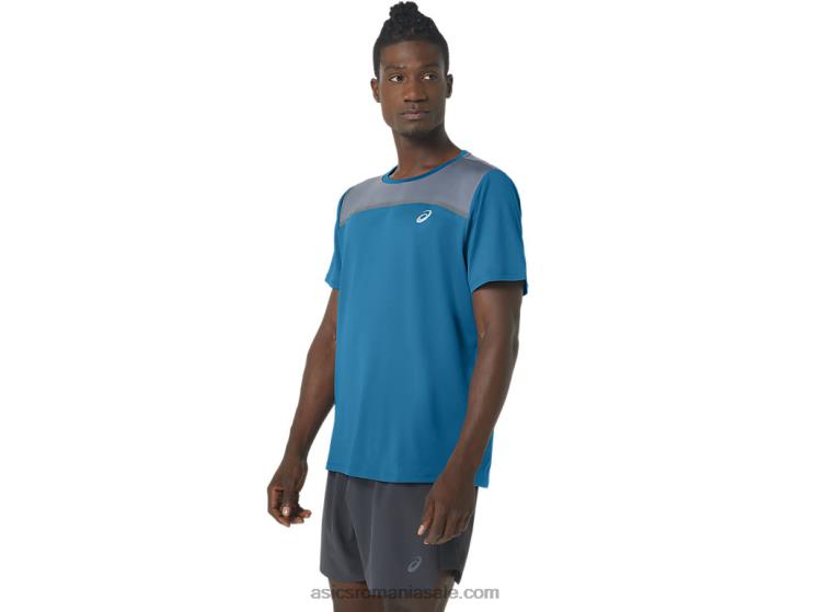 Asics albastru insula mânecă scurtă pr lyte bărbați ZF464229