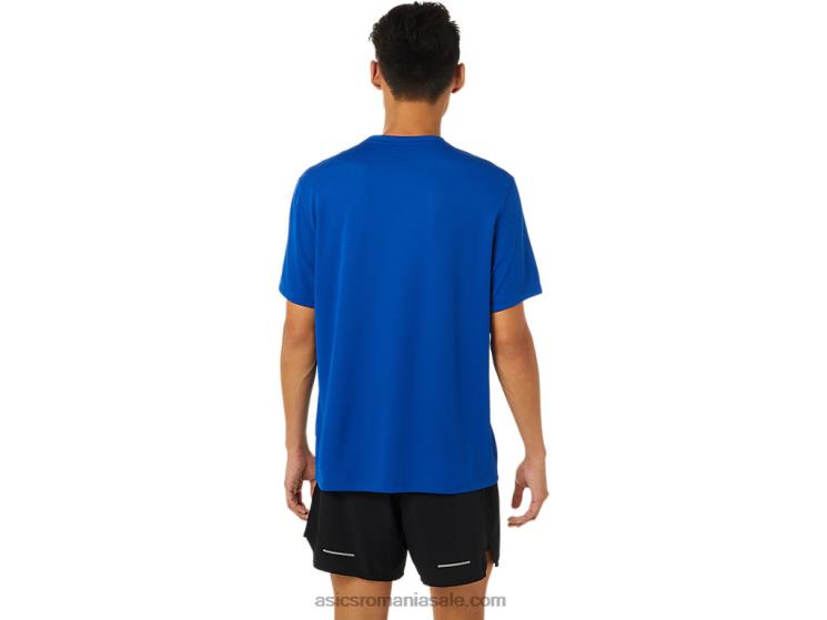 Asics albastru mânecă scurtă gata pregătită pentru bărbați ii ZF4641698