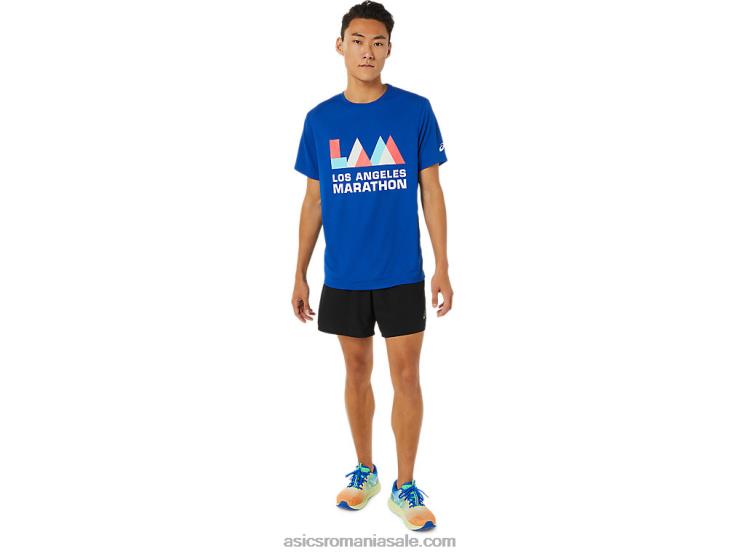 Asics albastru mânecă scurtă la maraton pentru bărbați ZF4641622