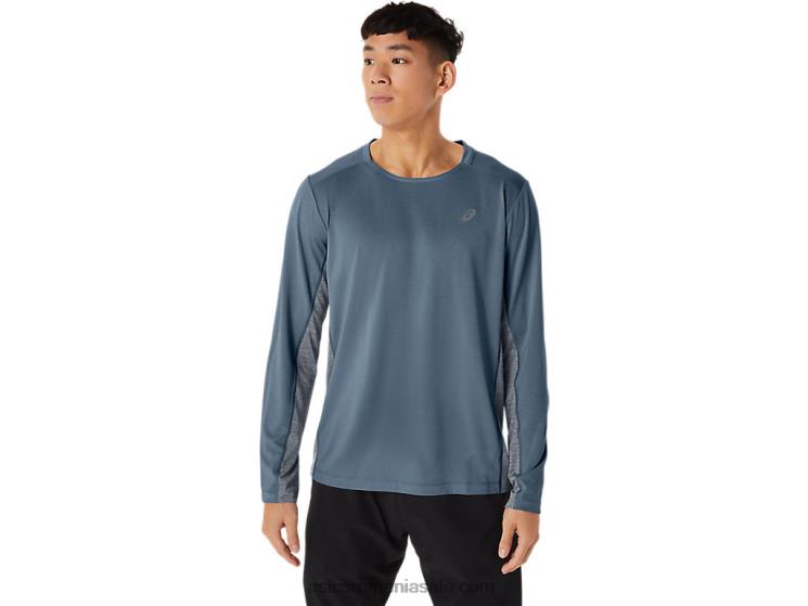 Asics albastru oțel/peacoat trenul pentru bărbați sana cu mânecă lungă ZF464200