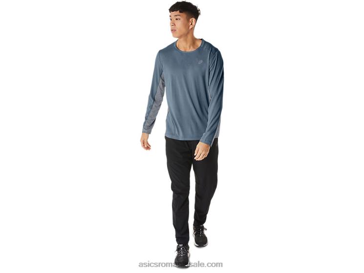 Asics albastru oțel/peacoat trenul pentru bărbați sana cu mânecă lungă ZF464200