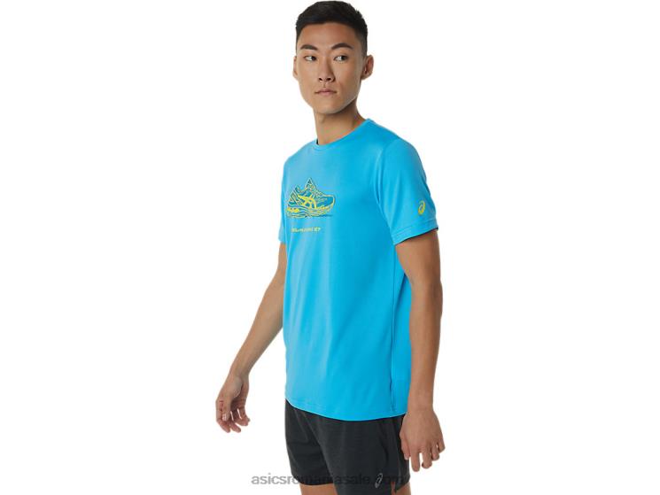 Asics aqua digital tricou grafic cu mânecă scurtă ZF4641376