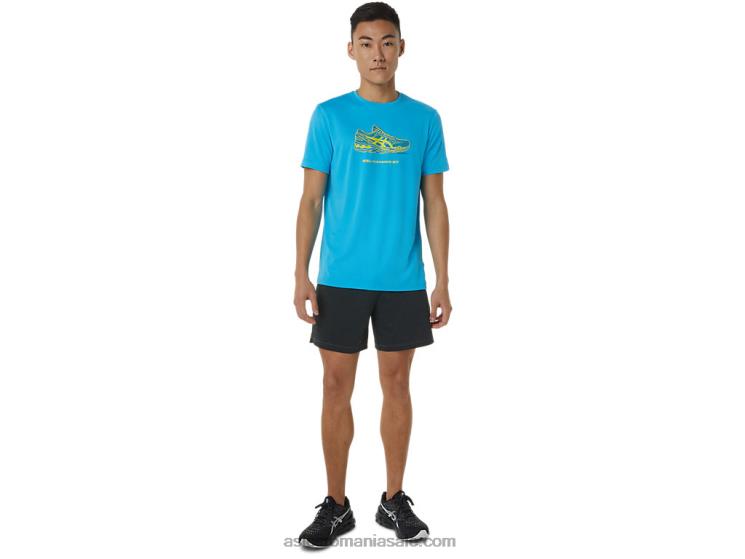 Asics aqua digital tricou grafic cu mânecă scurtă ZF4641376
