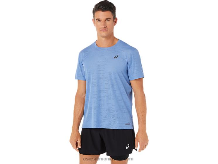 Asics armonie albastră top cu mânecă scurtă ventilate actibreeze pentru bărbați ZF4641325