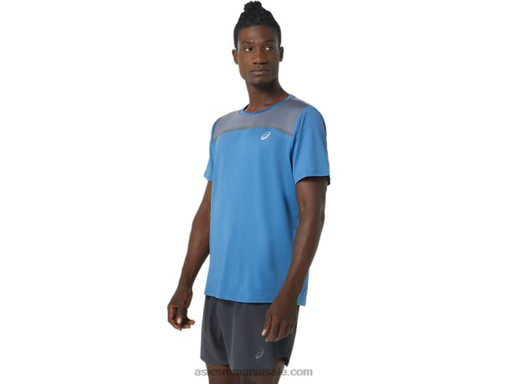 Asics azur/metropolă mânecă scurtă pr lyte bărbați ZF4641032