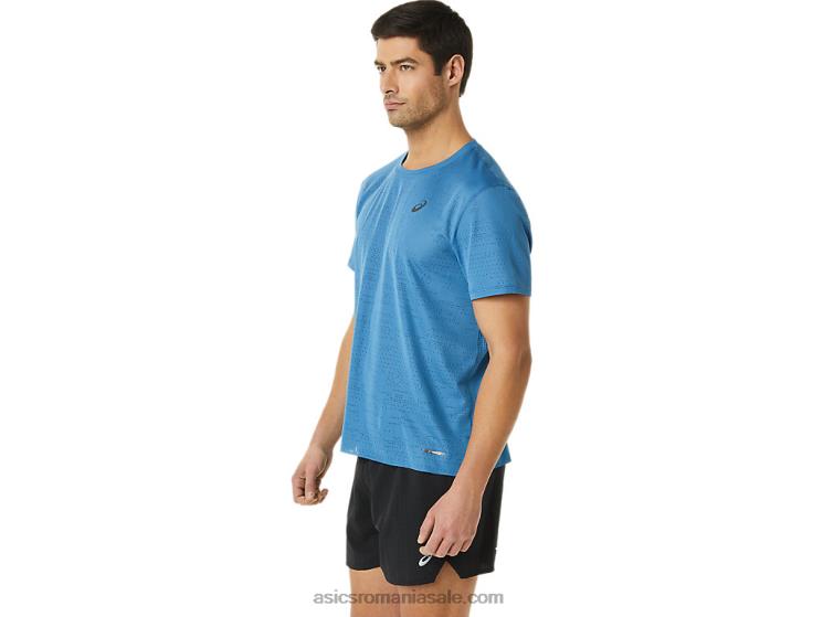 Asics azur top cu mânecă scurtă ventilate actibreeze pentru bărbați ZF4641115