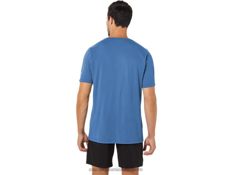 Asics azur tricou cu mânecă scurtă cu pensulă ZF4641057