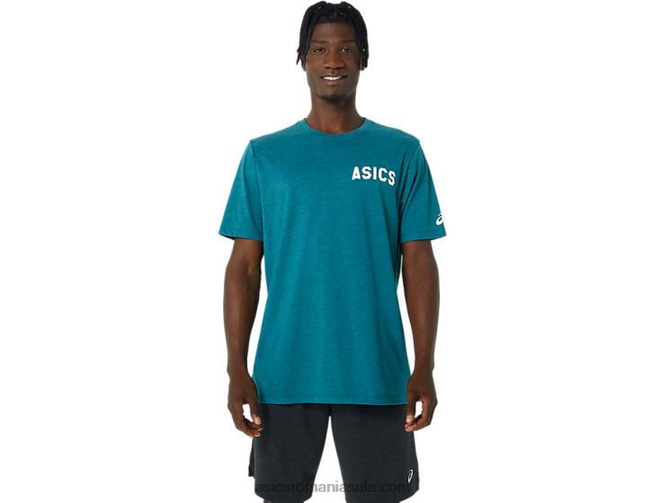 Asics catifea pin heather tricou cu dungi sunrise ZF464831