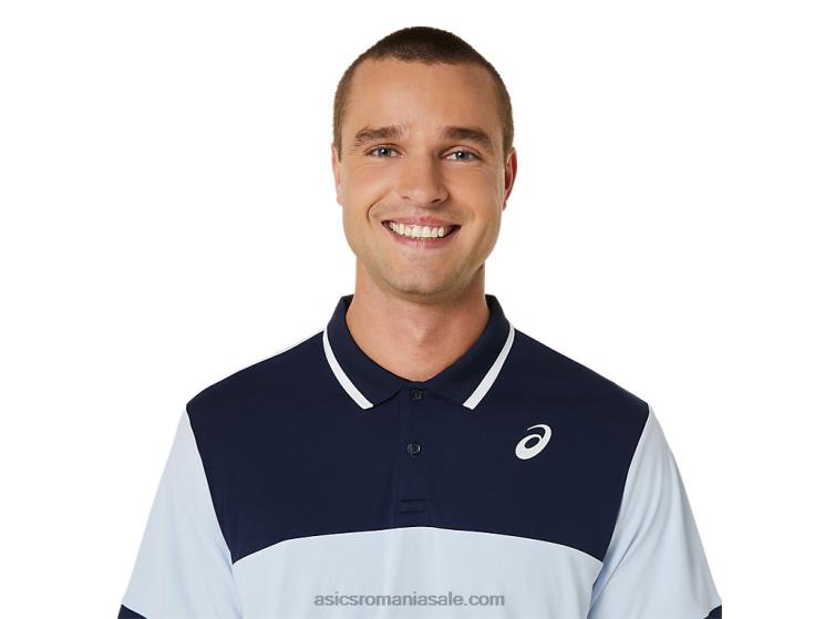 Asics cer moale/miezul nopții tricou polo pentru bărbați ZF464472