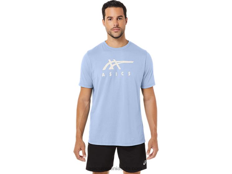 Asics cer moale tricou cu mânecă scurtă în dungi ZF46428