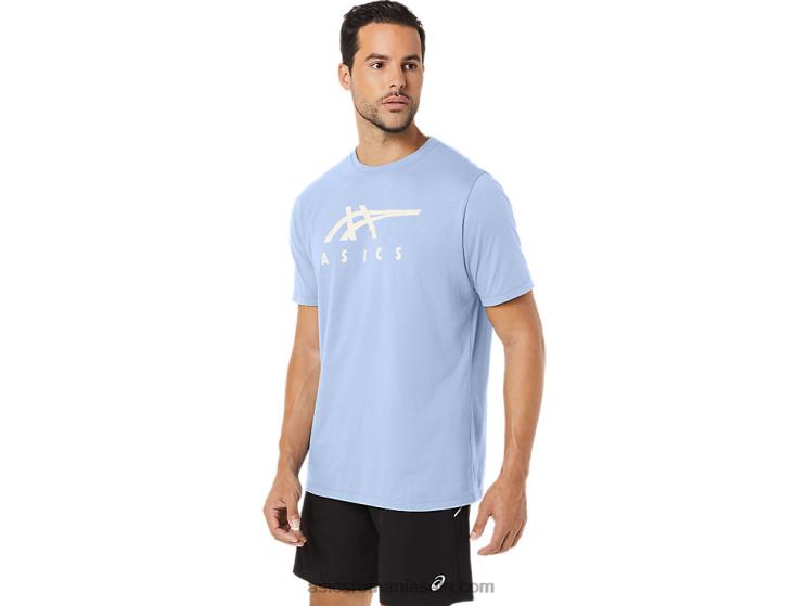 Asics cer moale tricou cu mânecă scurtă în dungi ZF46428