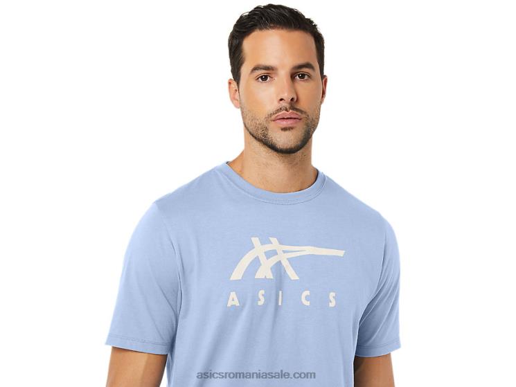 Asics cer moale tricou cu mânecă scurtă în dungi ZF46428