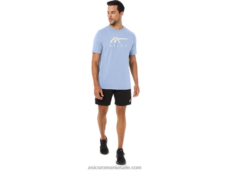 Asics cer moale tricou cu mânecă scurtă în dungi ZF46428