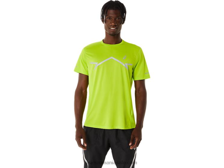 Asics coaja de lime top cu mânecă scurtă pentru bărbați ZF464218