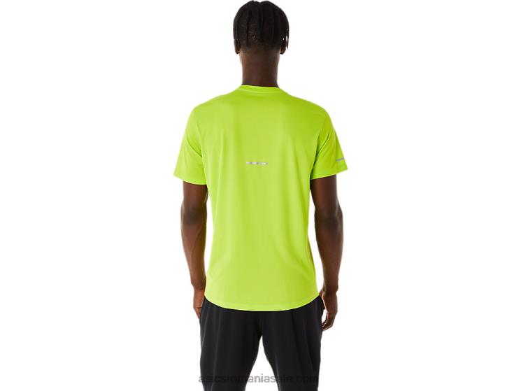 Asics coaja de lime top cu mânecă scurtă pentru bărbați ZF464218