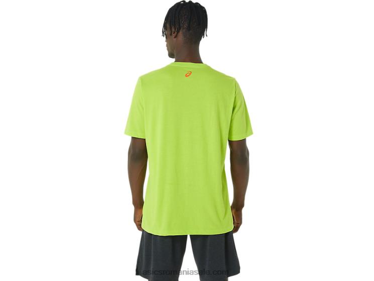 Asics coaja de lime tricou lung cu logo abstract ZF4641033