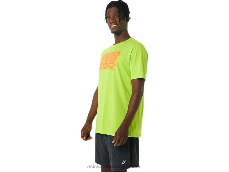Asics coaja de lime tricou lung cu logo abstract ZF4641033