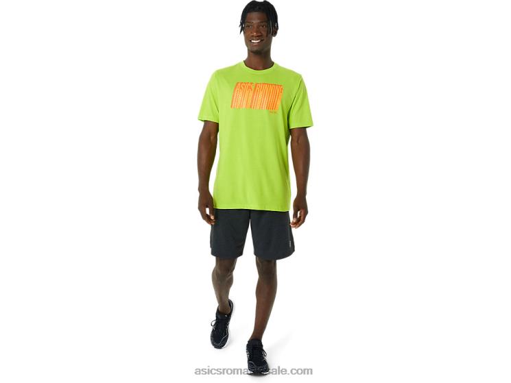 Asics coaja de lime tricou lung cu logo abstract ZF4641033